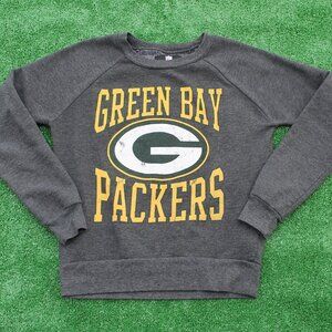 💛🏈💚NFL Team Apparel Green Bay Packers Football crewneck sweatshirt